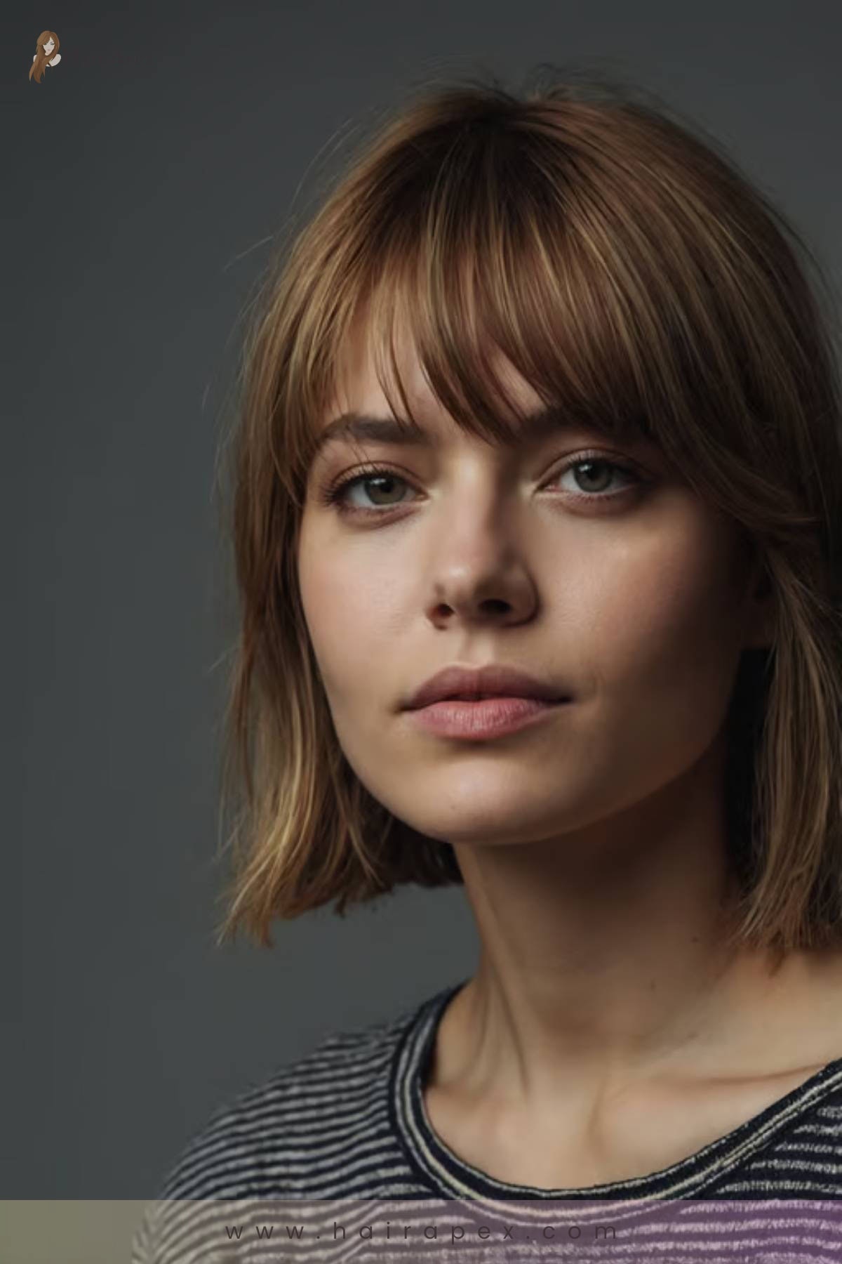 1 Fringe Over Eyes