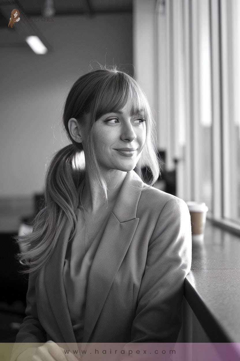 10 Chic Office Ponytail