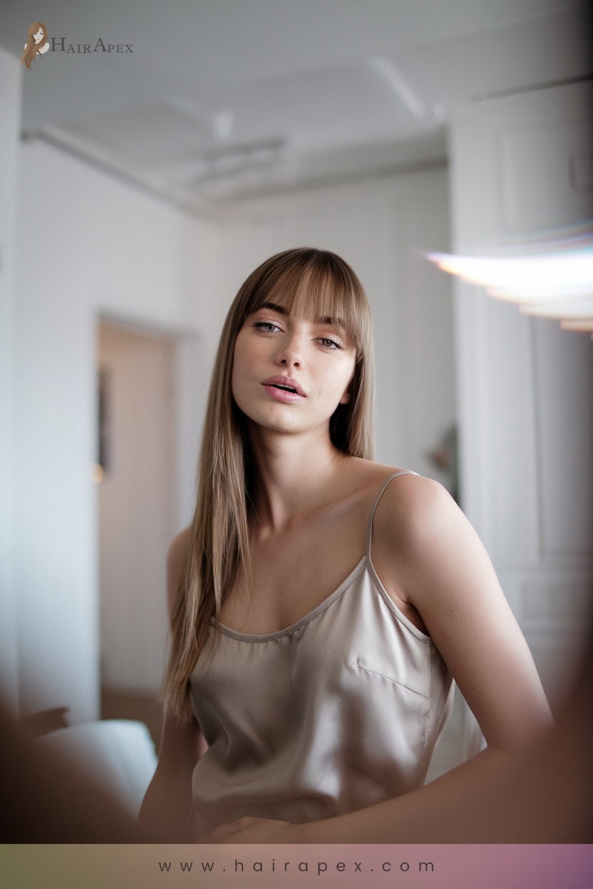 10 Sleek Curtain Bangs