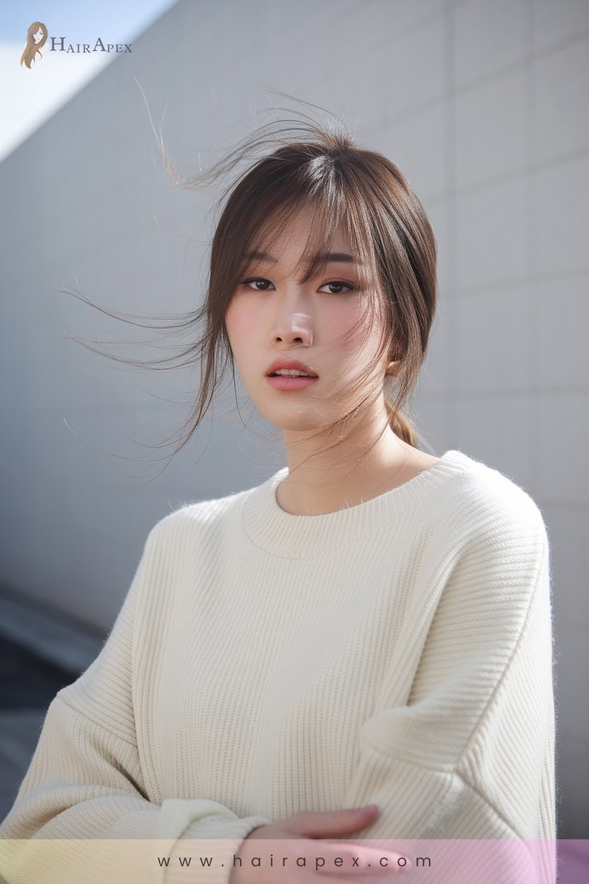 10 Subtle Side Bangs Vibe