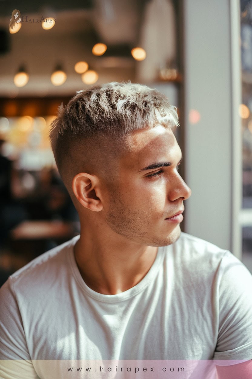 10 Textured Crop With Mid Fade