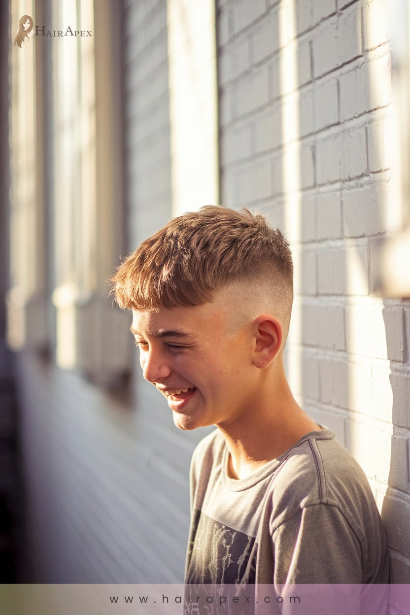 10 Textured Crop For Boys