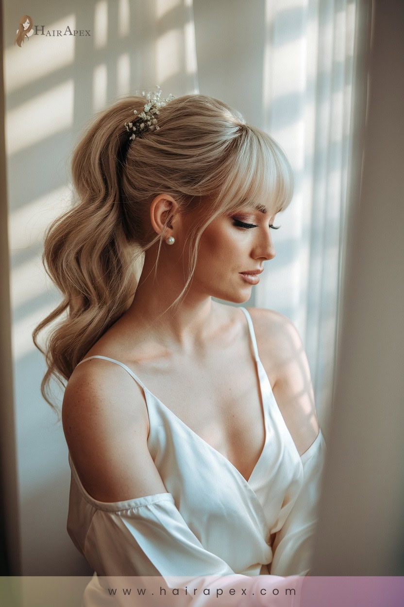 11 Elegant Wedding Ponytail