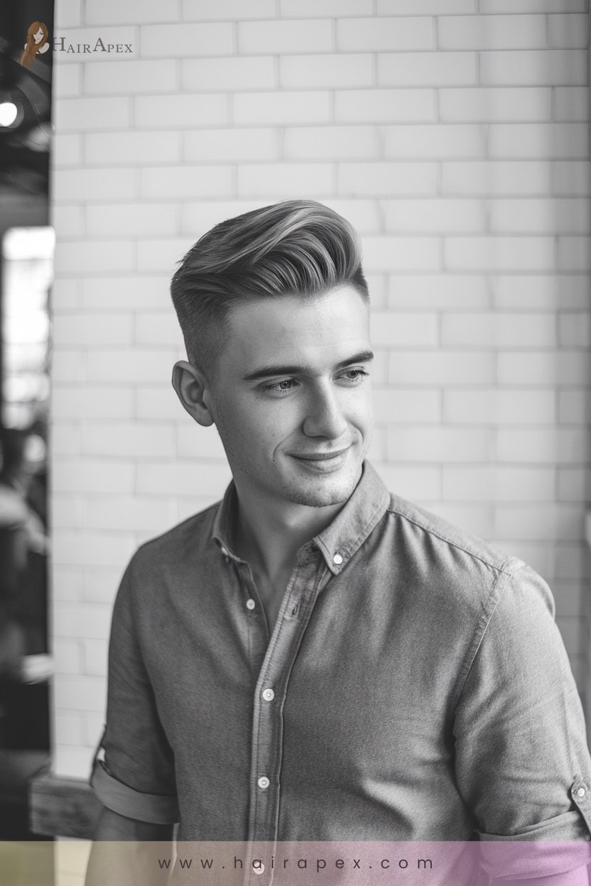 12. Polished Side Part