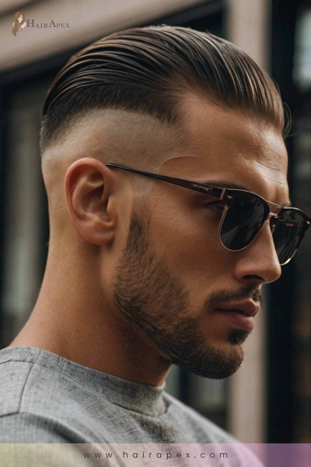 13 Textured Slick Back