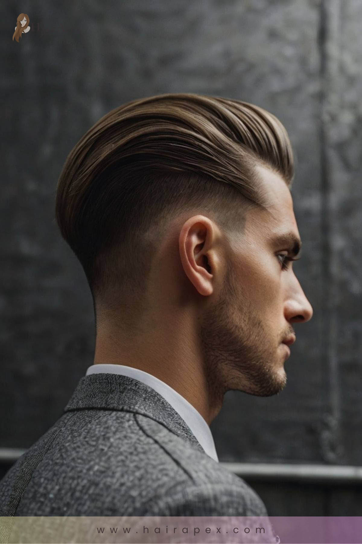 14 Textured Slick Back