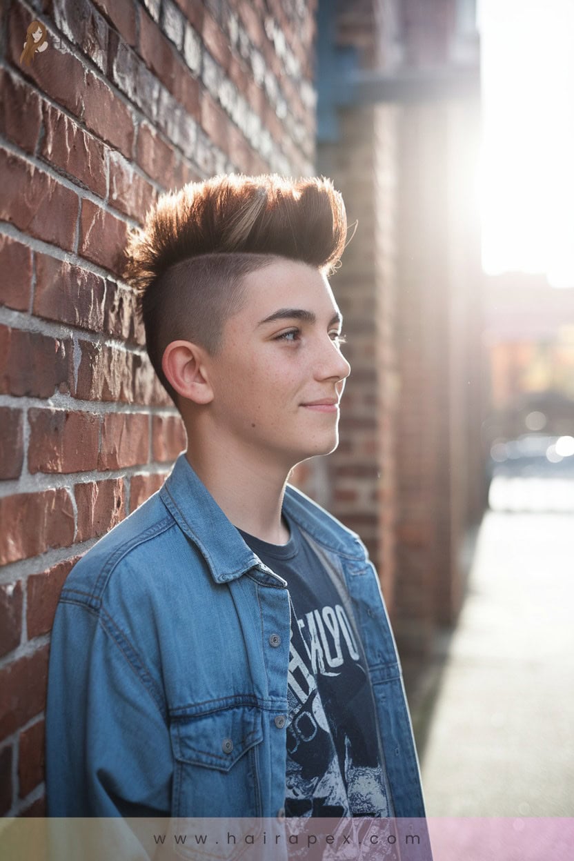 15. Creative Faux Hawk