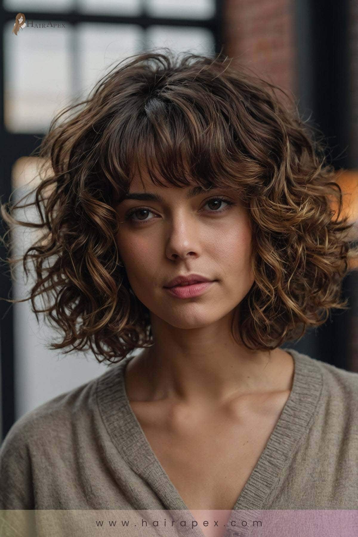 15. Layered Curly Bob 1