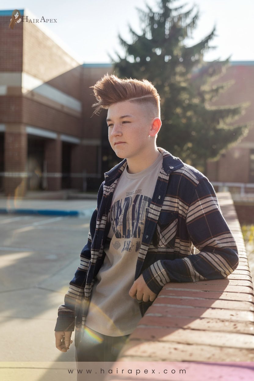 15 Partial Faux Hawk