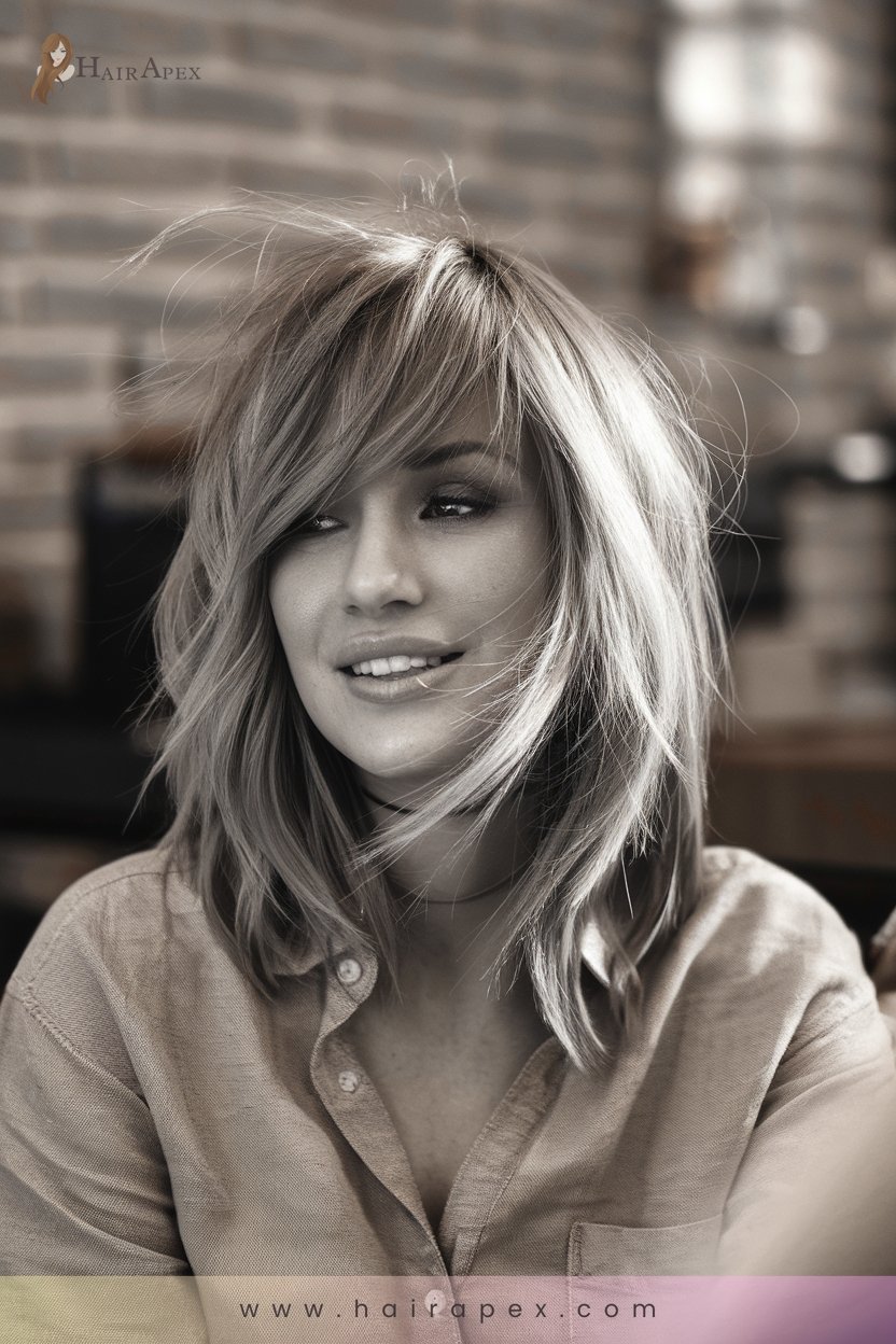 16 Feathered Bangs Style