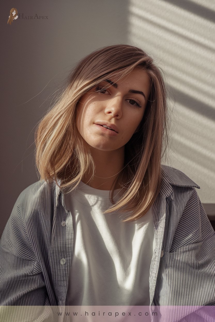 17 Natural Side Bangs