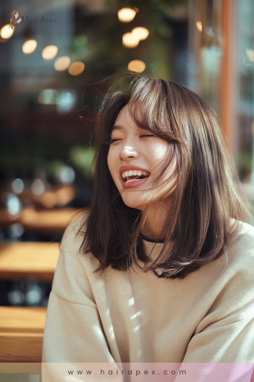 17 Natural Wave Side Bangs