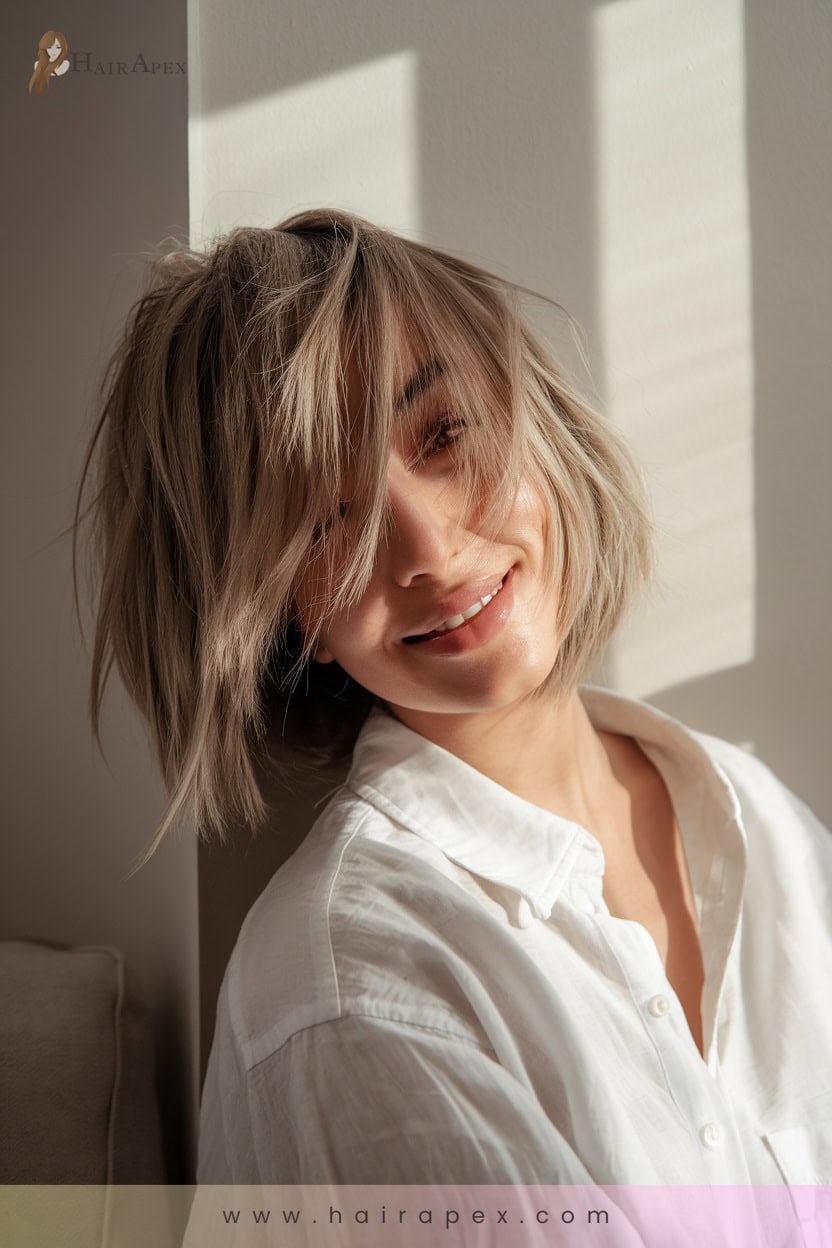 17 Side Swept Bob