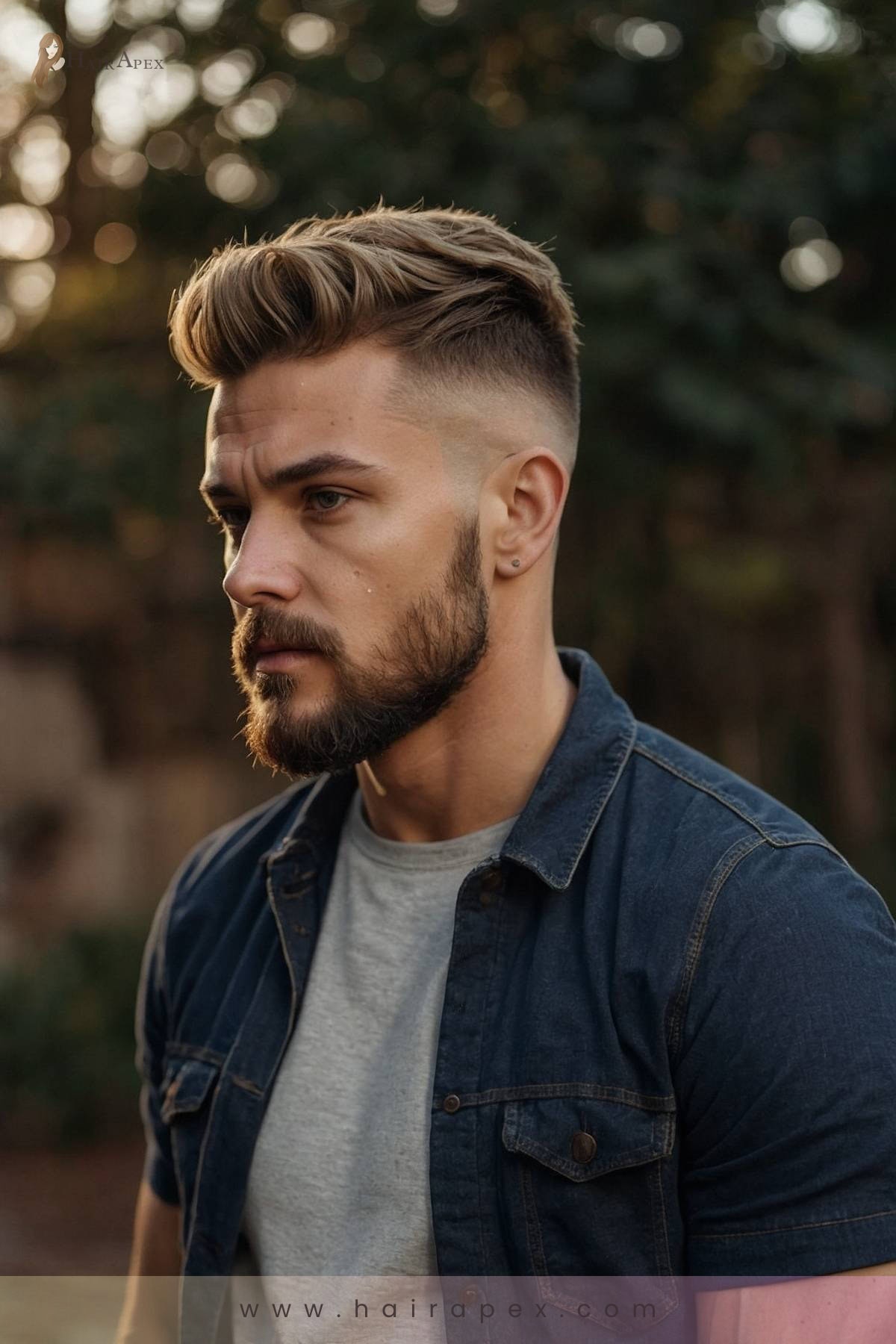 18 Temple Fade Style