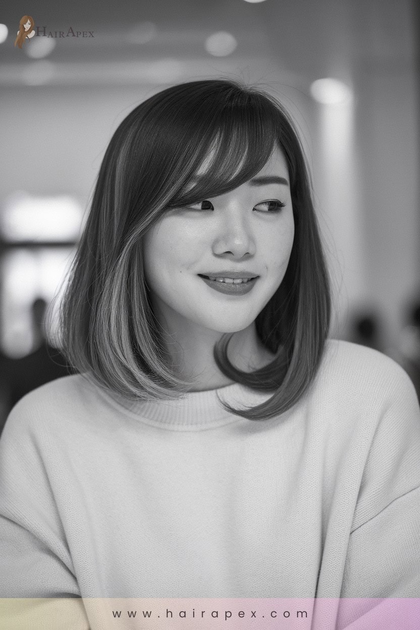 18 Asymmetrical Side Bangs