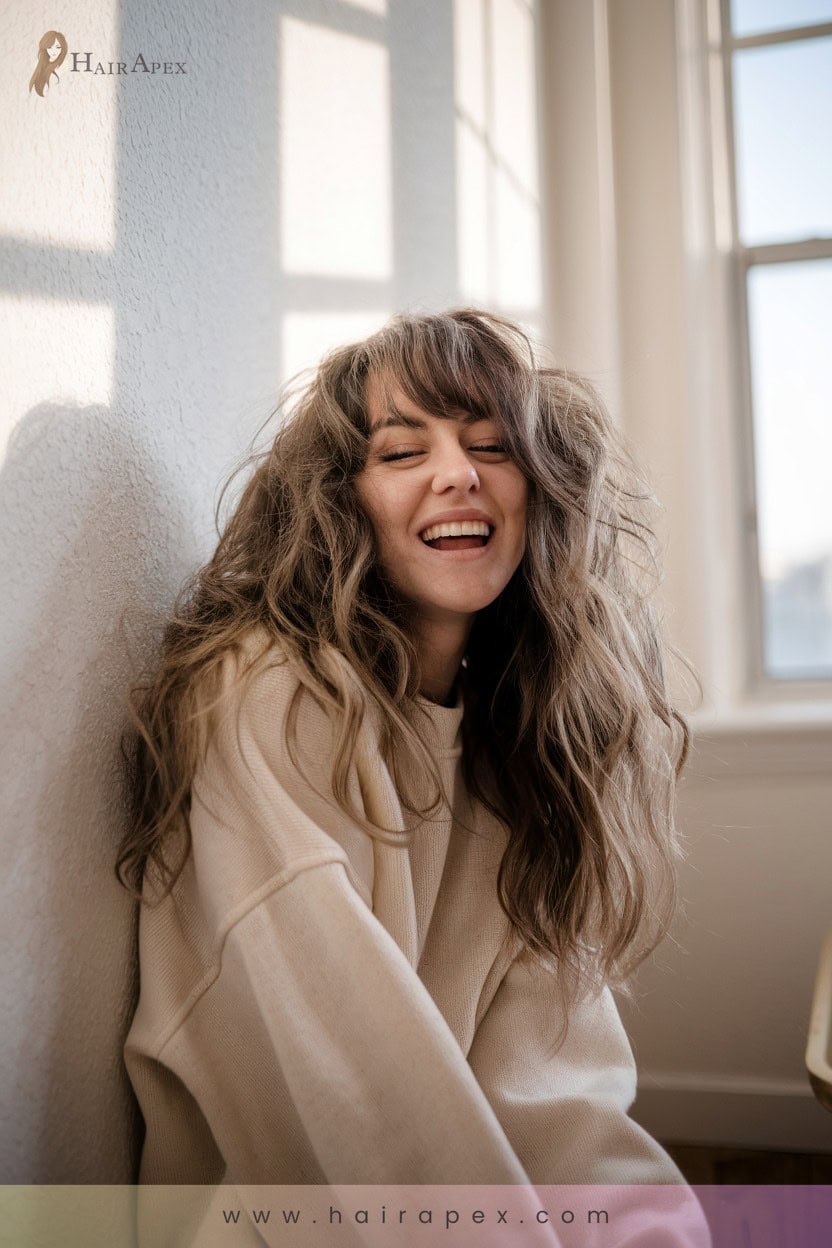 18 Layered Volume Bangs
