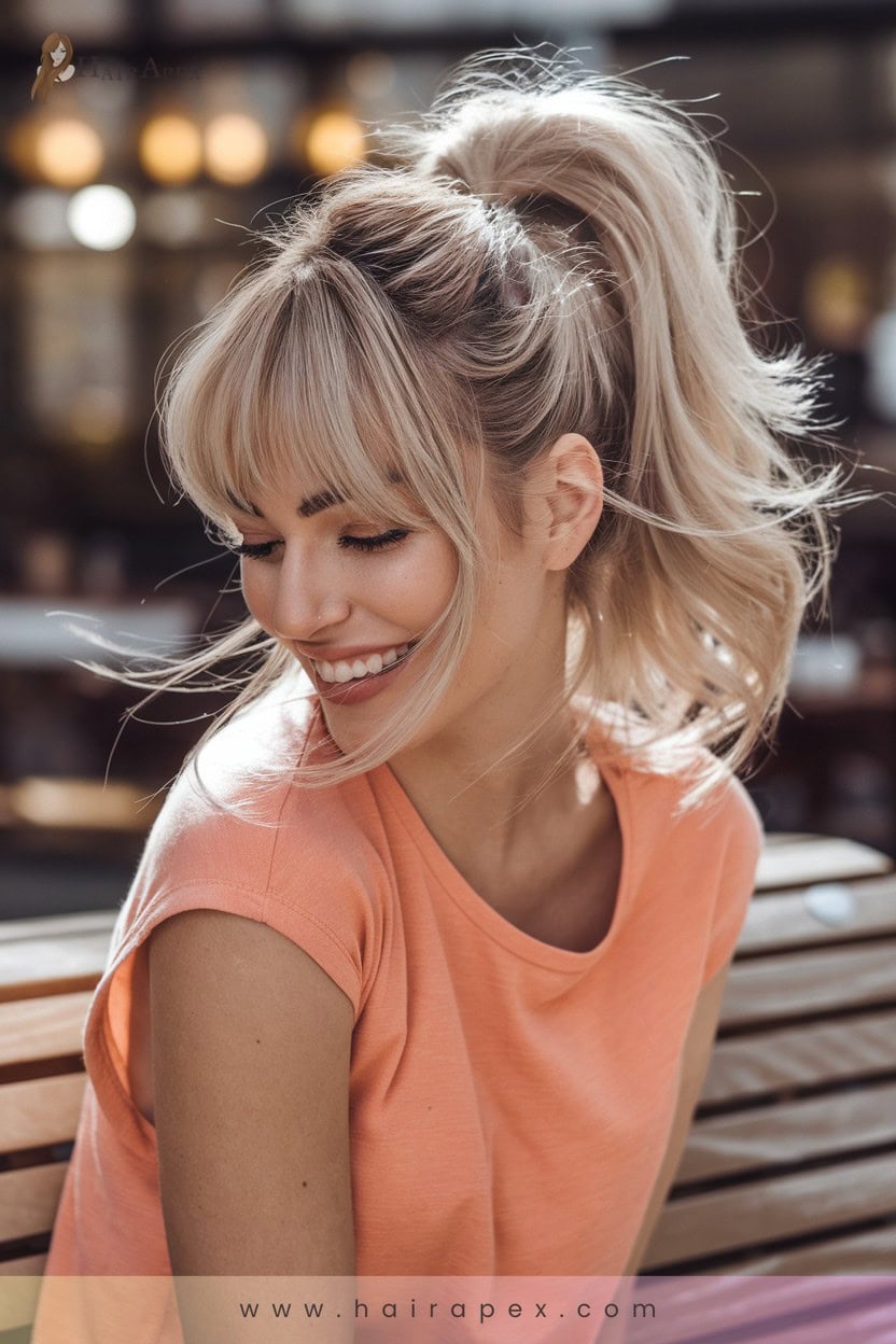 18 Playful High Ponytail