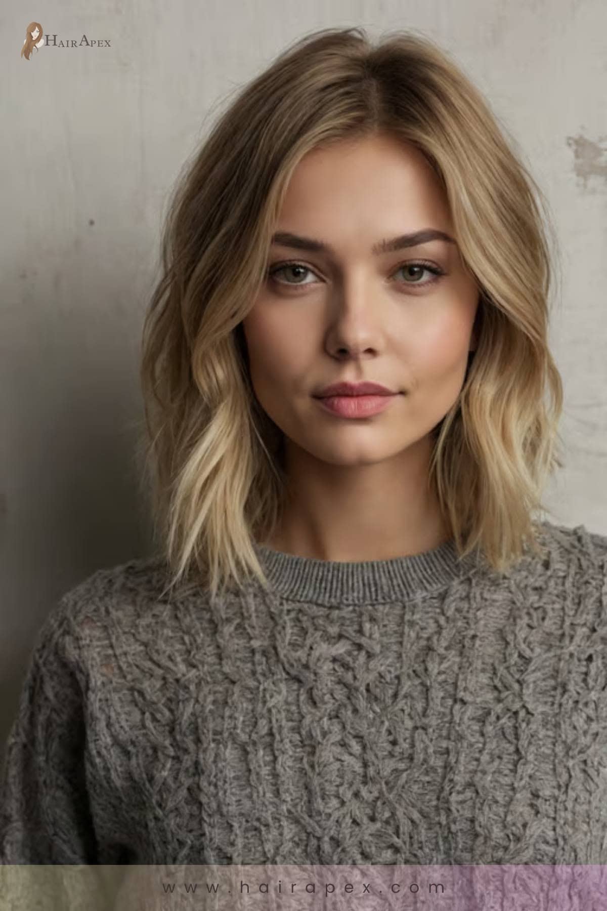19 Ash Blonde V Cut