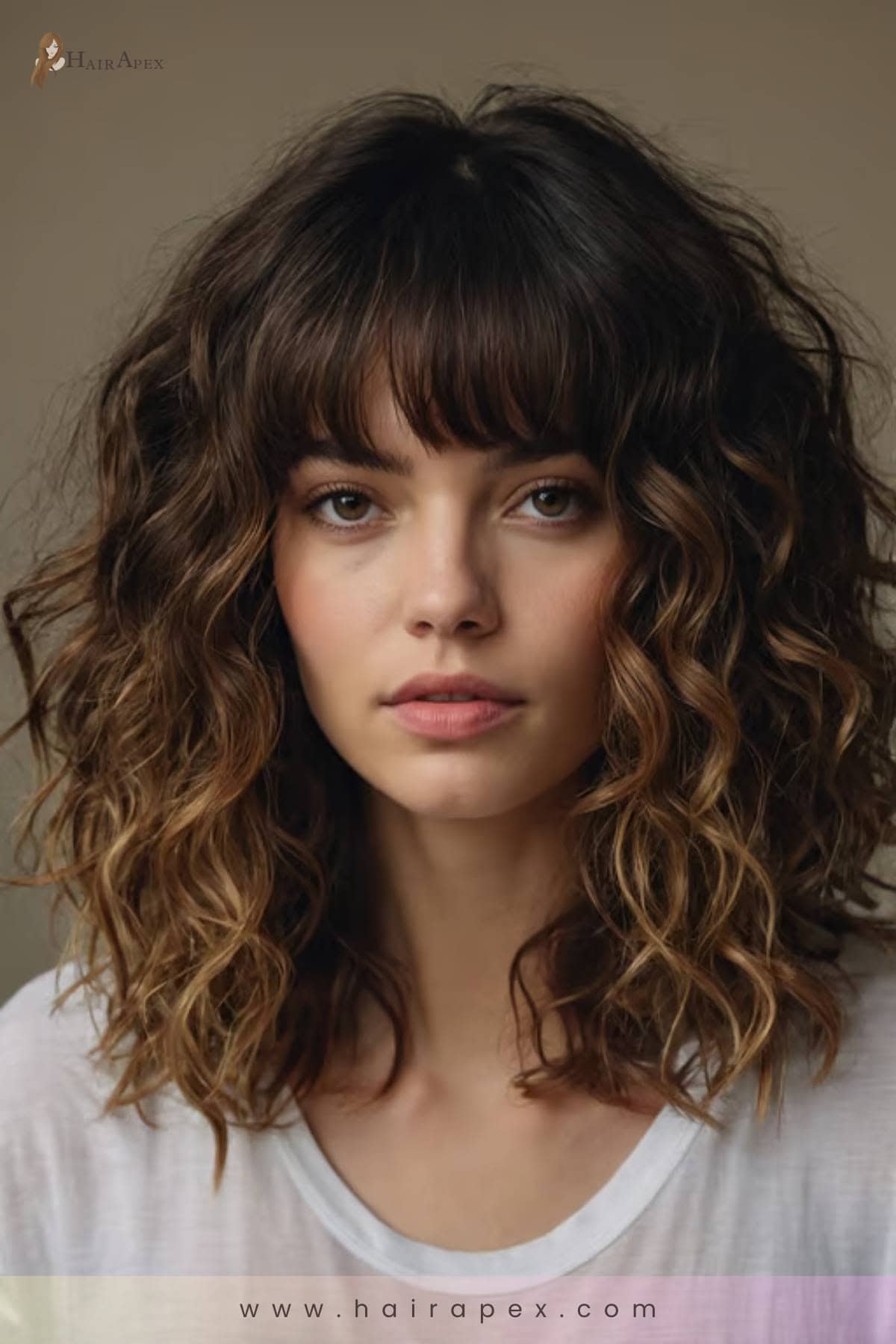 19 Curtain Bangs For Curly Hair