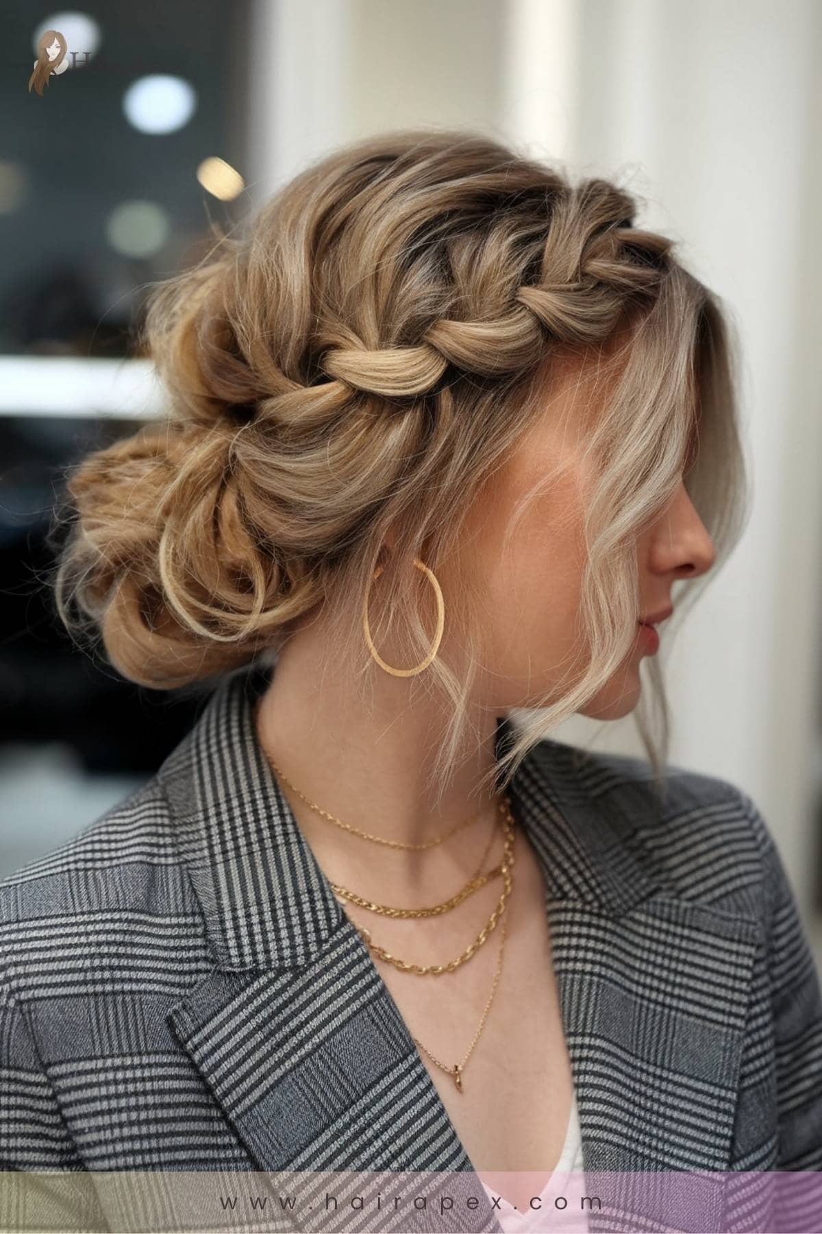 19 Twisted Half Updo 19