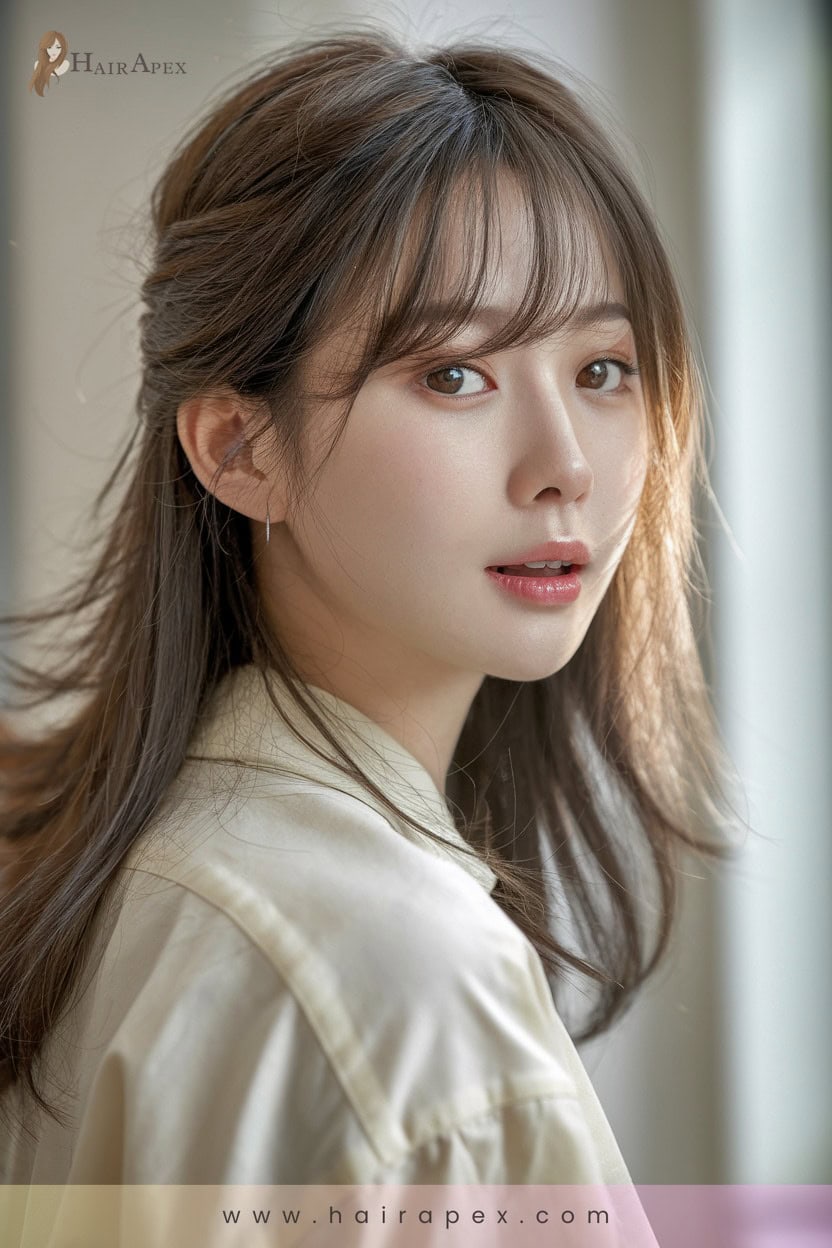 19 Elegant Side Bangs Style