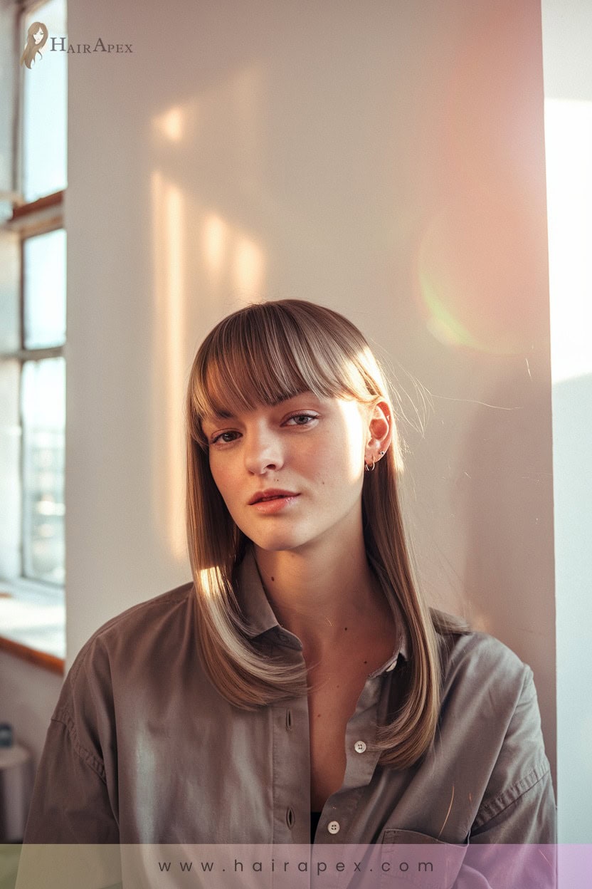 1 Blunt Side Bangs