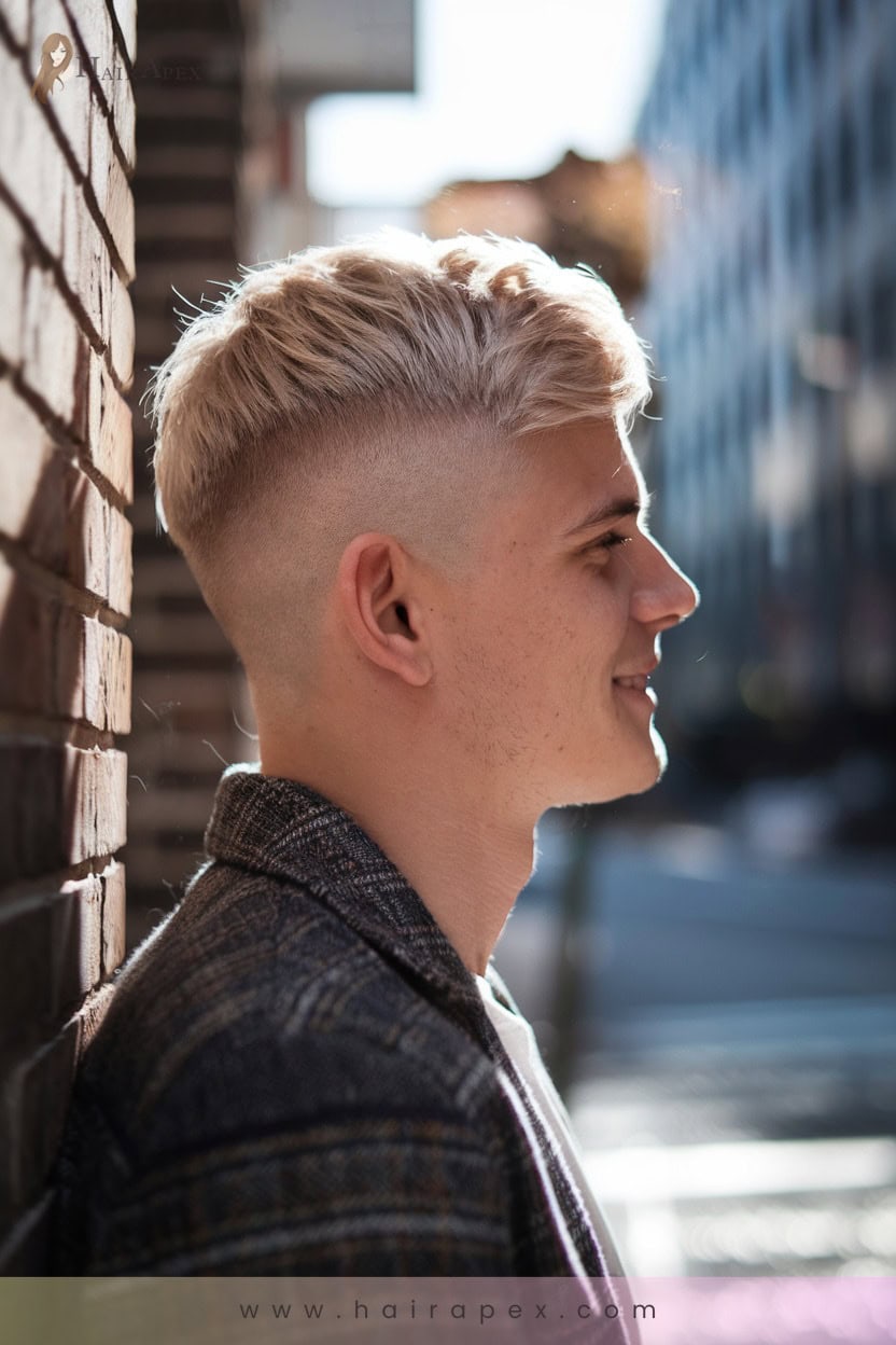20. Textured Taper Fade