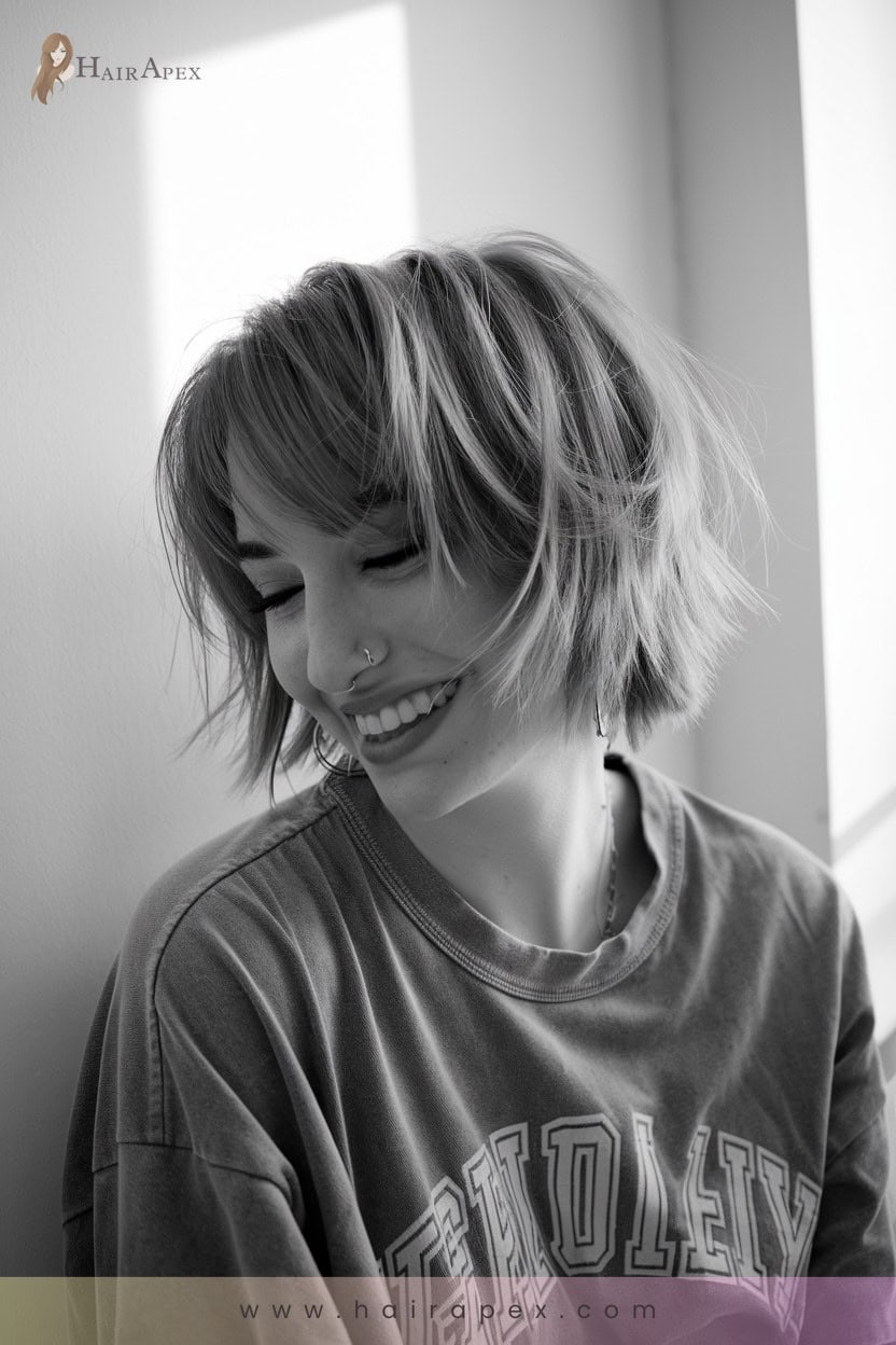 20 Short Shaggy Bob