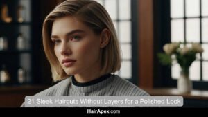 21 Sleek Haircuts Without Layers For A Polished Look