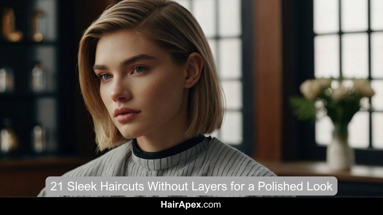 21 Sleek Haircuts Without Layers For A Polished Look