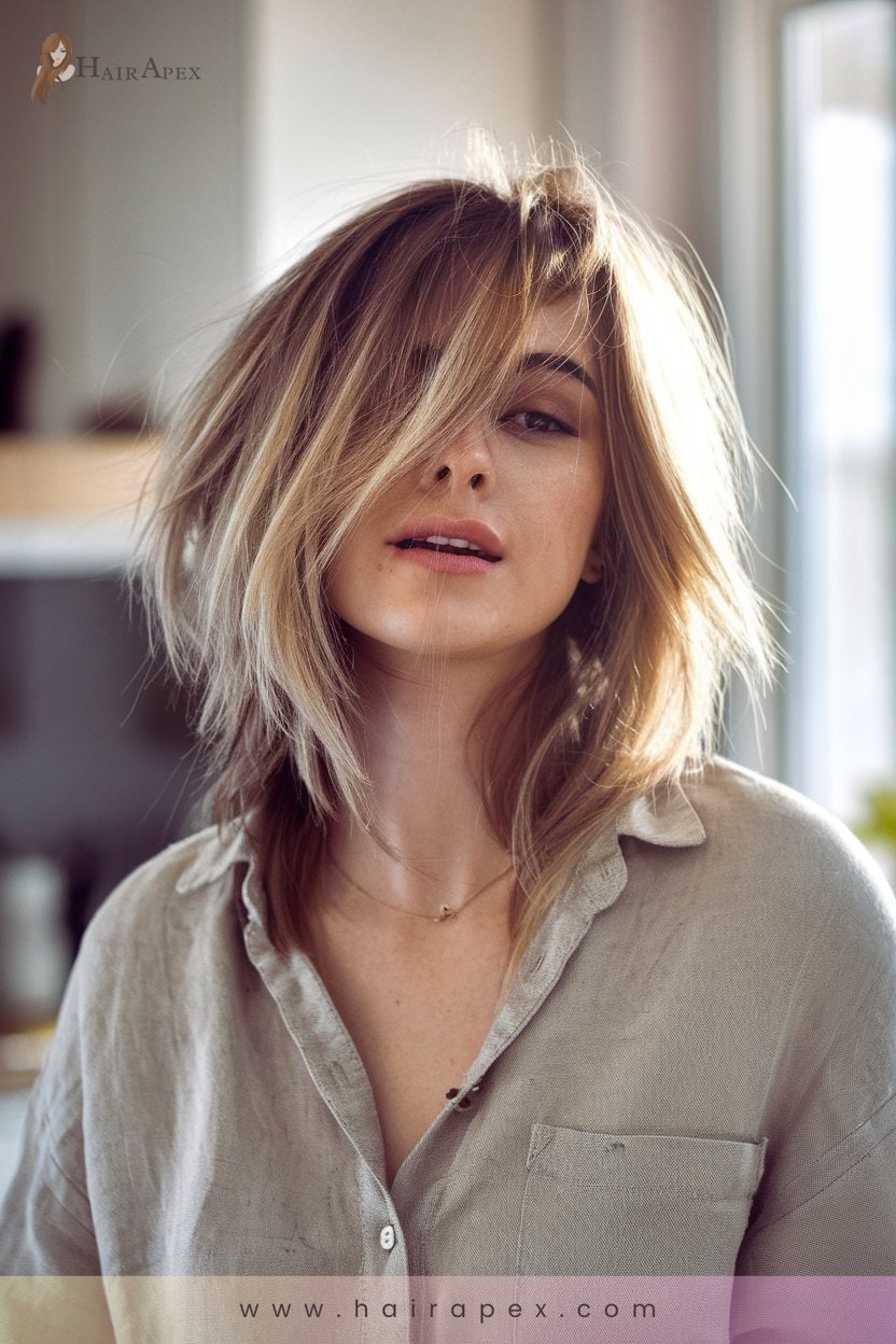 21 Long Shaggy Bob