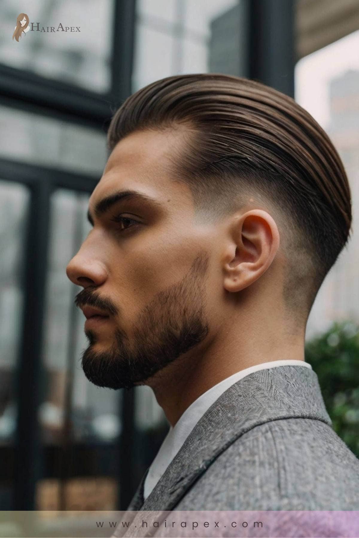 22 Side Part Slick Back