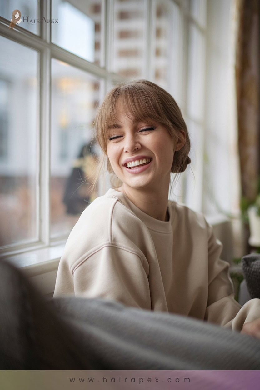 22 Soft Curtain Bangs