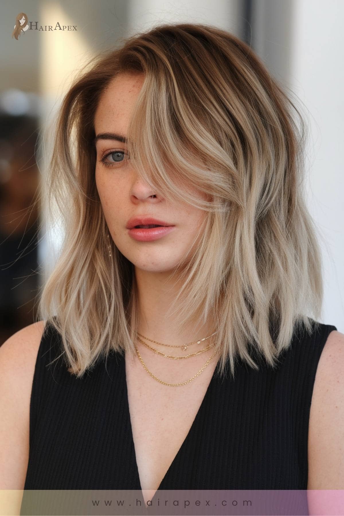 23 Balayage Layered Look