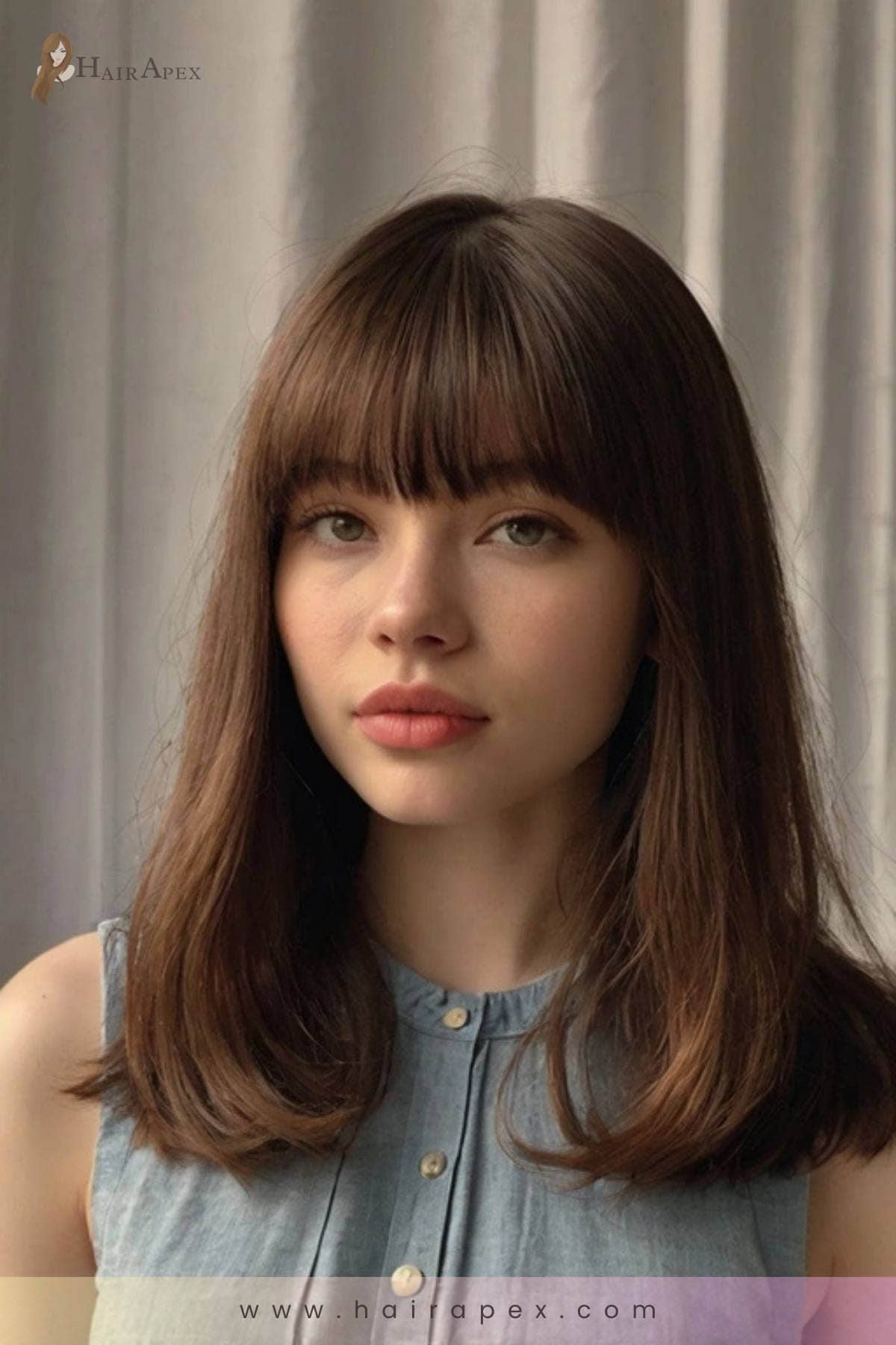 23 Swoopy Bangs Look