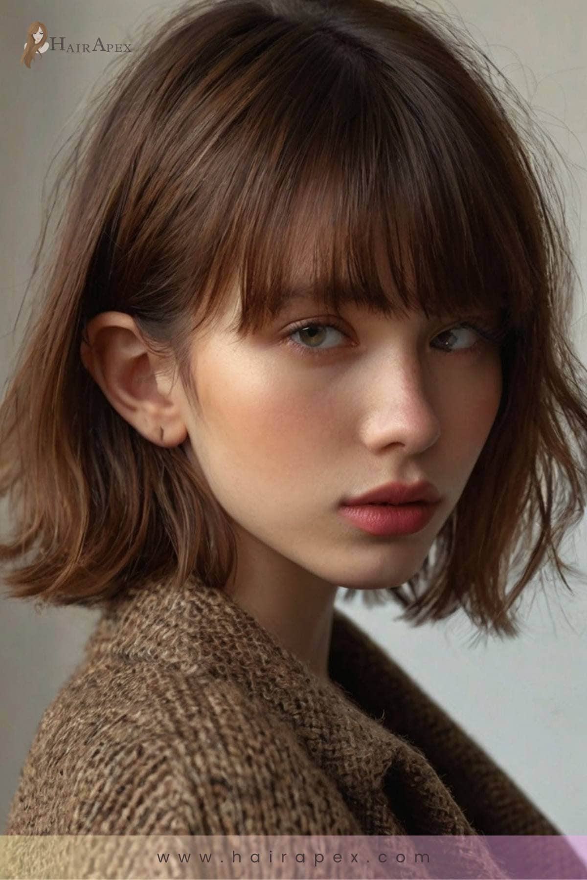 24 Swoopy Bangs Look