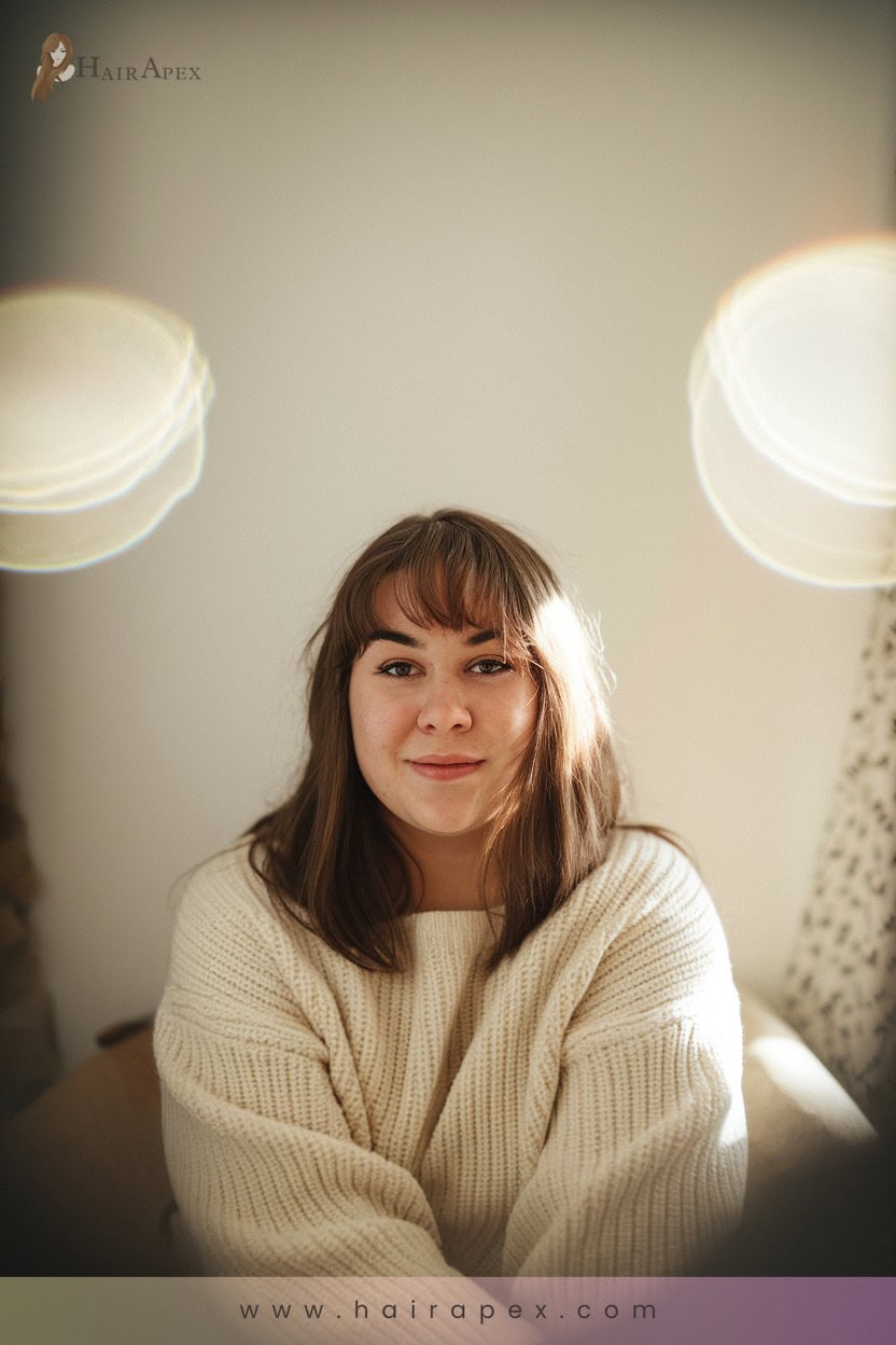 25 Curtain Bangs For Round Faces
