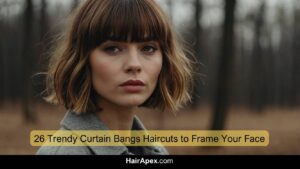 26 Trendy Curtain Bangs Haircuts To Frame Your Face