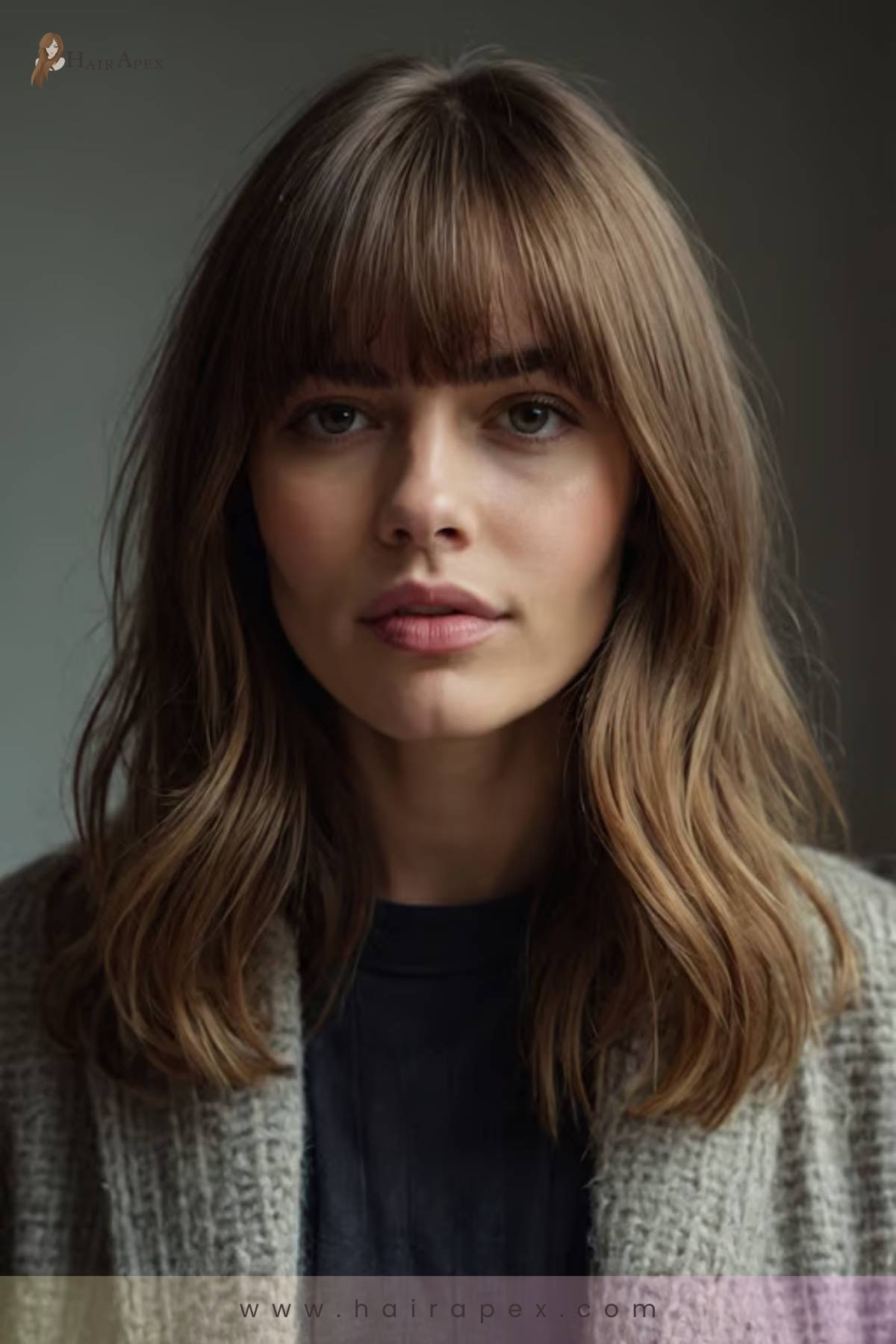 27 Blunt Cut Curtain Bangs