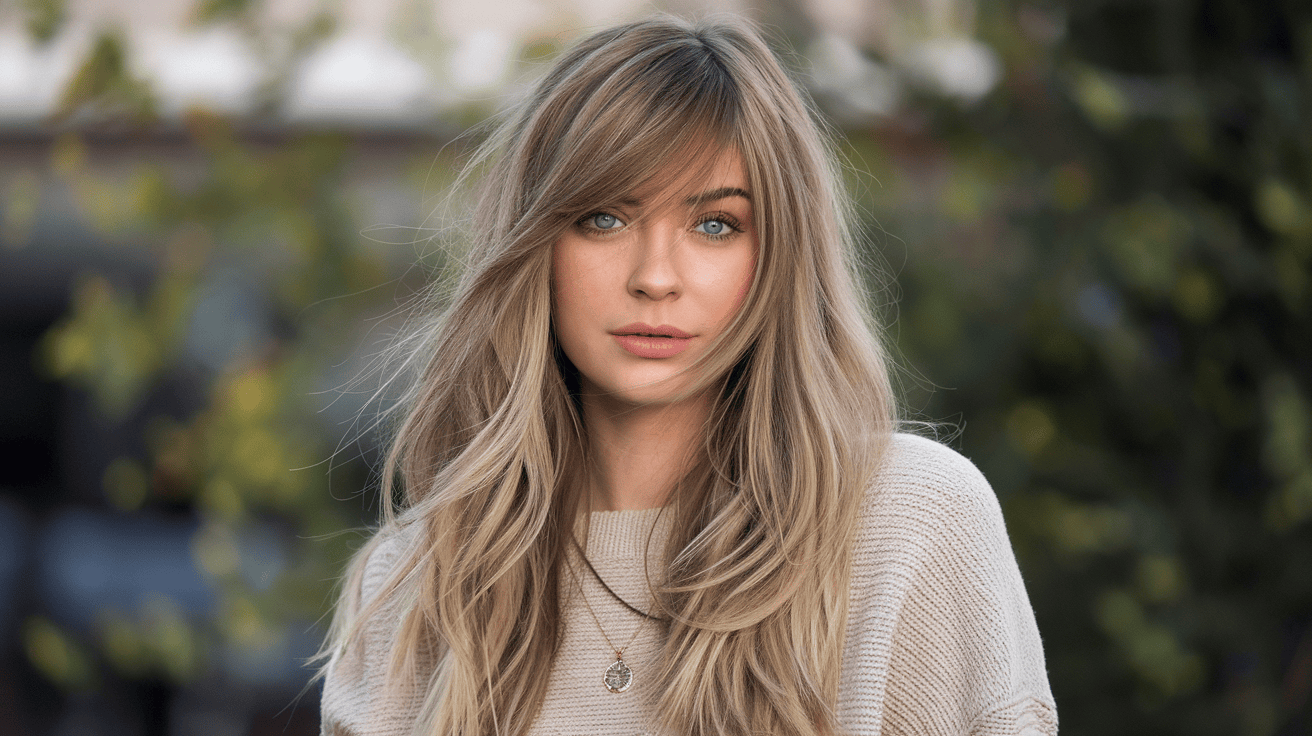 27 Stunning Long Hairstyles With Side Bangs To Frame Your Face