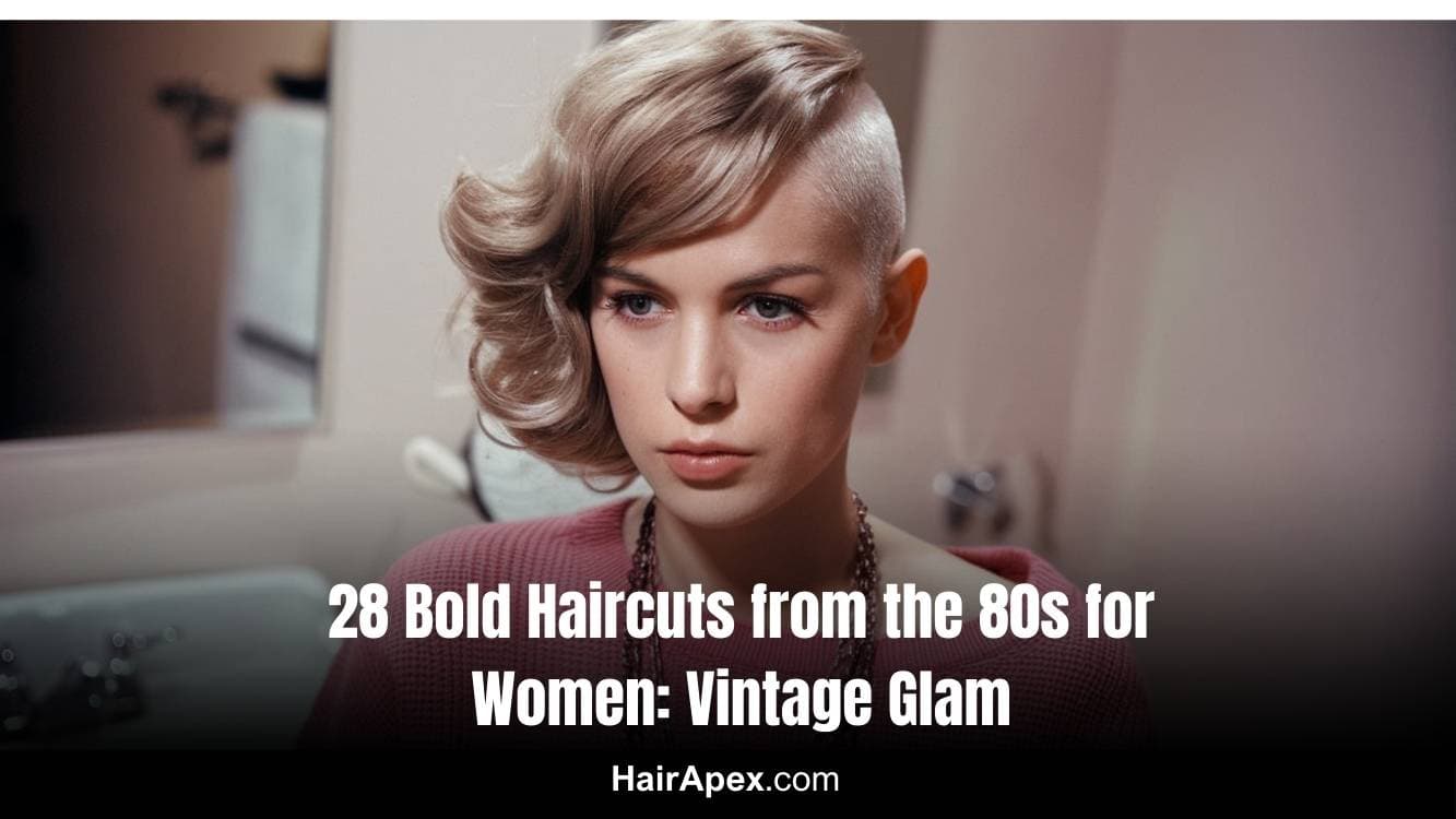28 Bold Haircuts From The 80s For Women Vintage Glam