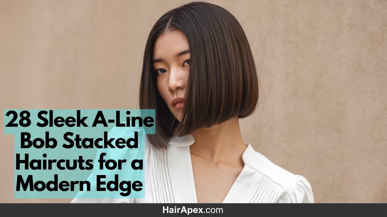 28 Sleek A Line Bob Stacked Haircuts For A Modern Edge