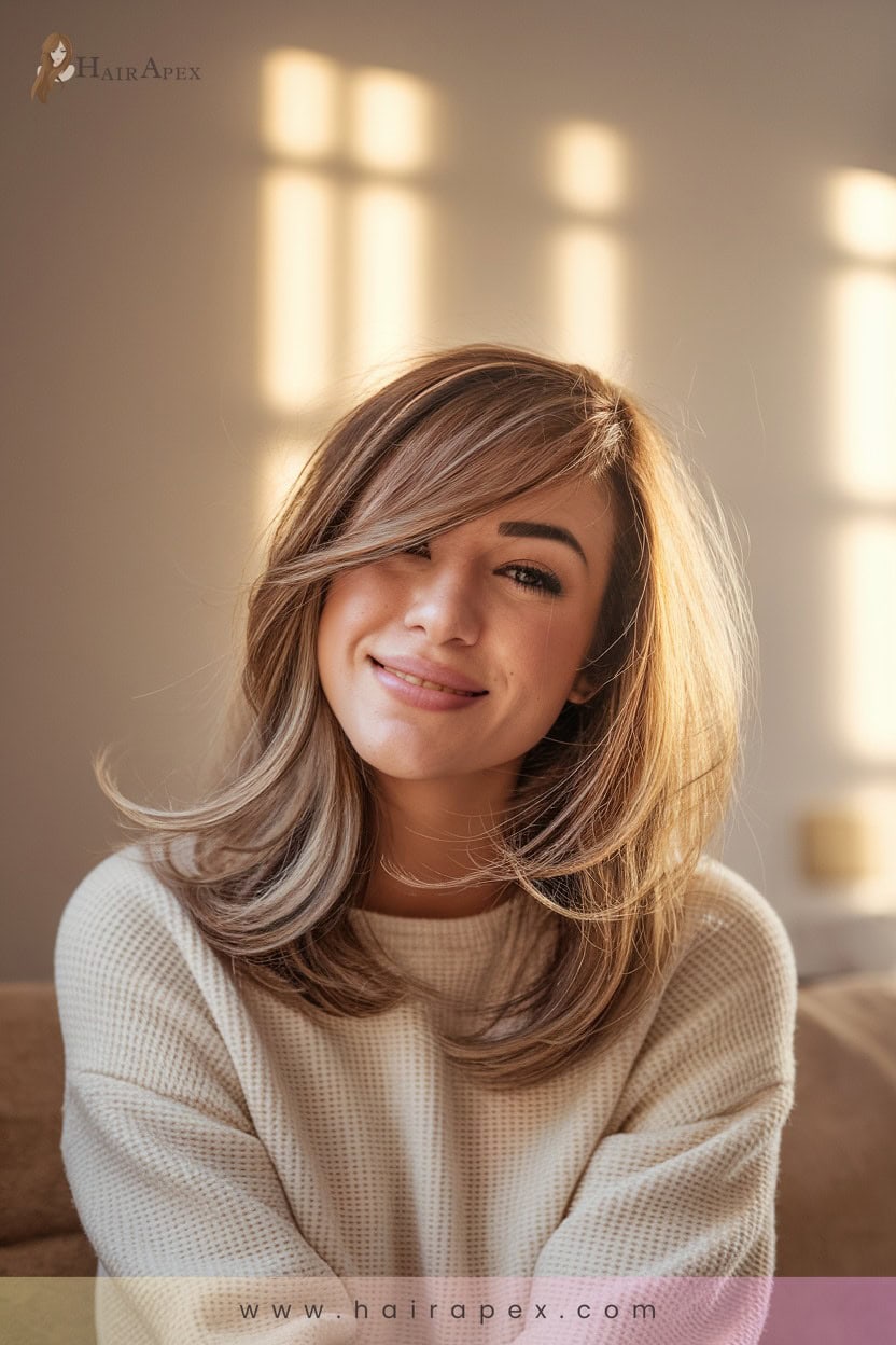 2 Layered Side Bangs