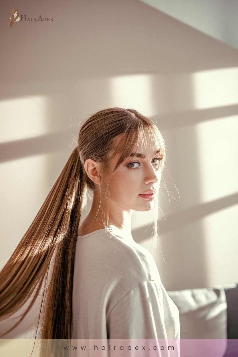 2 Sleek Ponytail