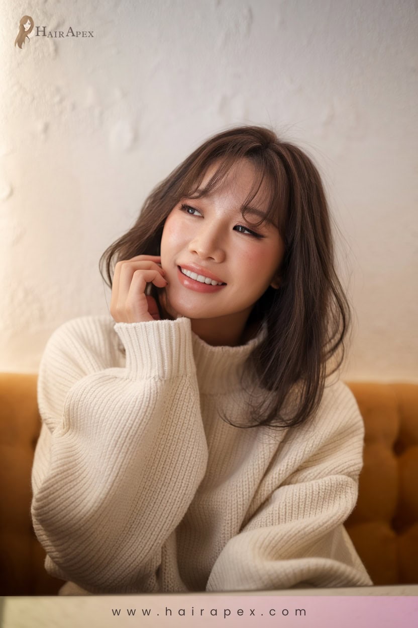 2 Wispy Side Bangs Style