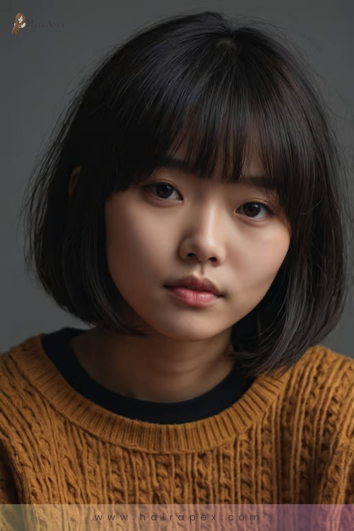 3 Layered Bangs Style