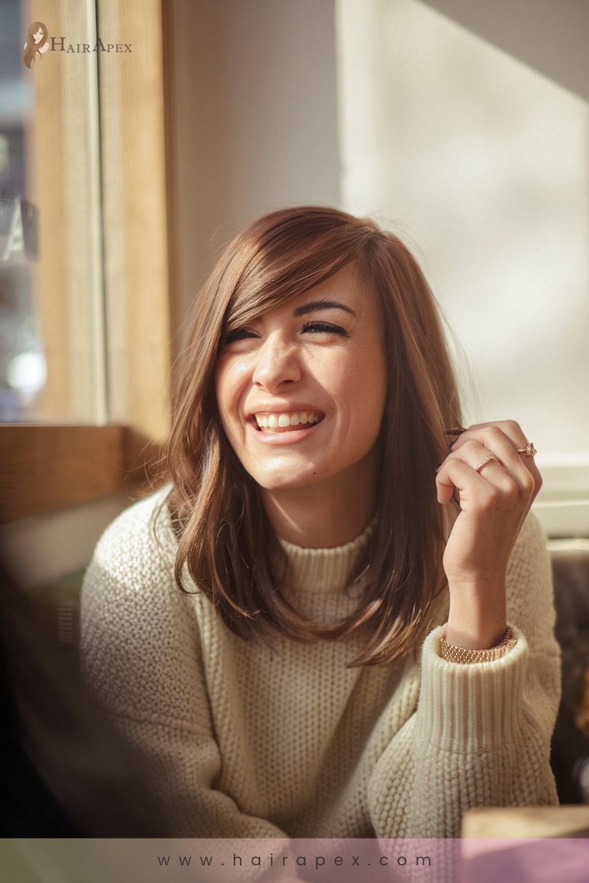 30 Playful Side Bangs