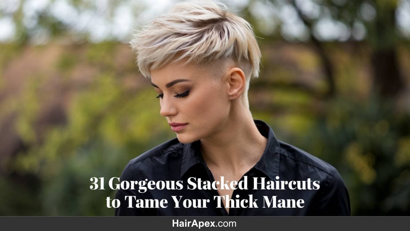 31 Gorgeous Stacked Haircuts To Tame Your Thick Mane