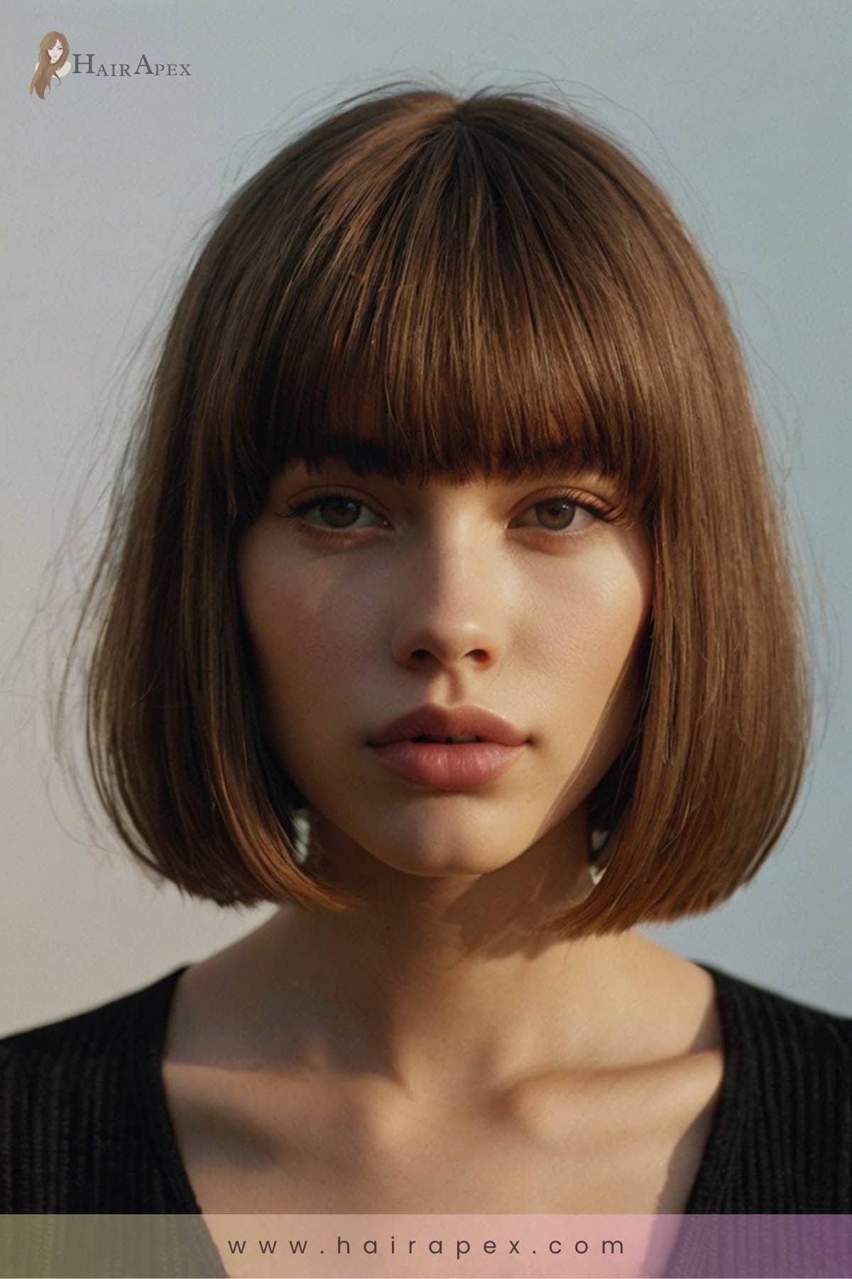 32 Blunt Bob With Bangs