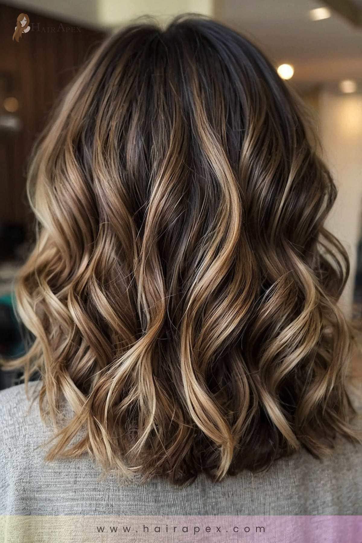 32 Wavy Shoulder Length Cut